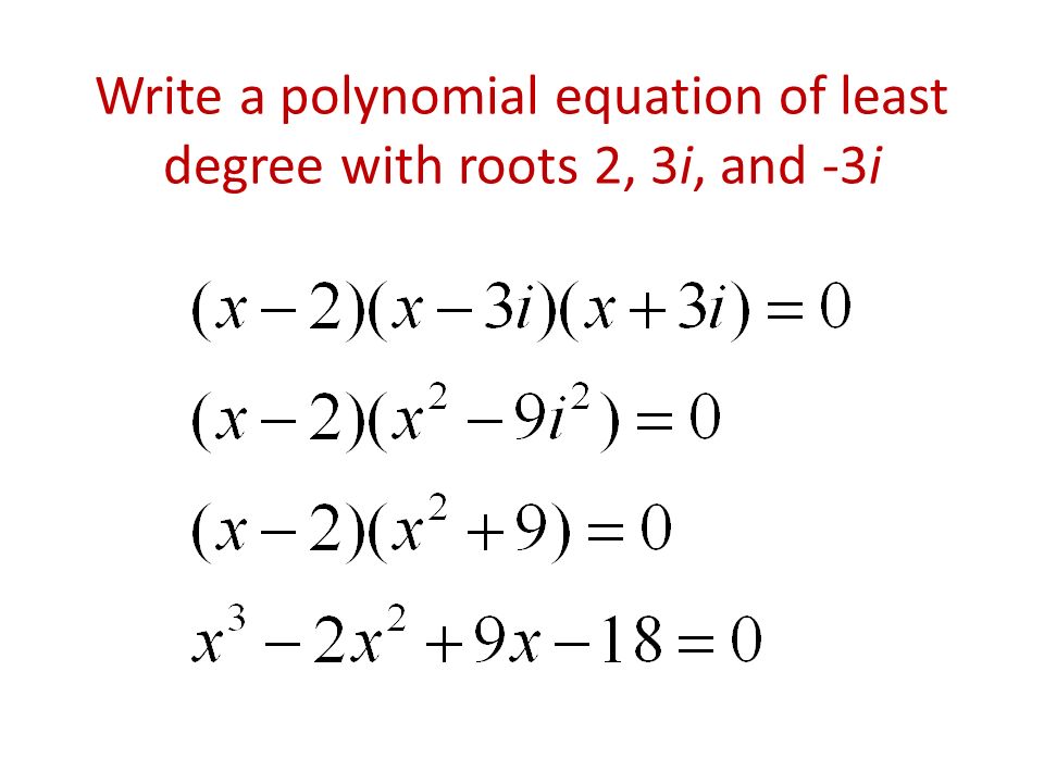 Monomials and polynomials